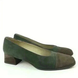 Talbots Heels Size 8 N Italian Suede Cap Toe
